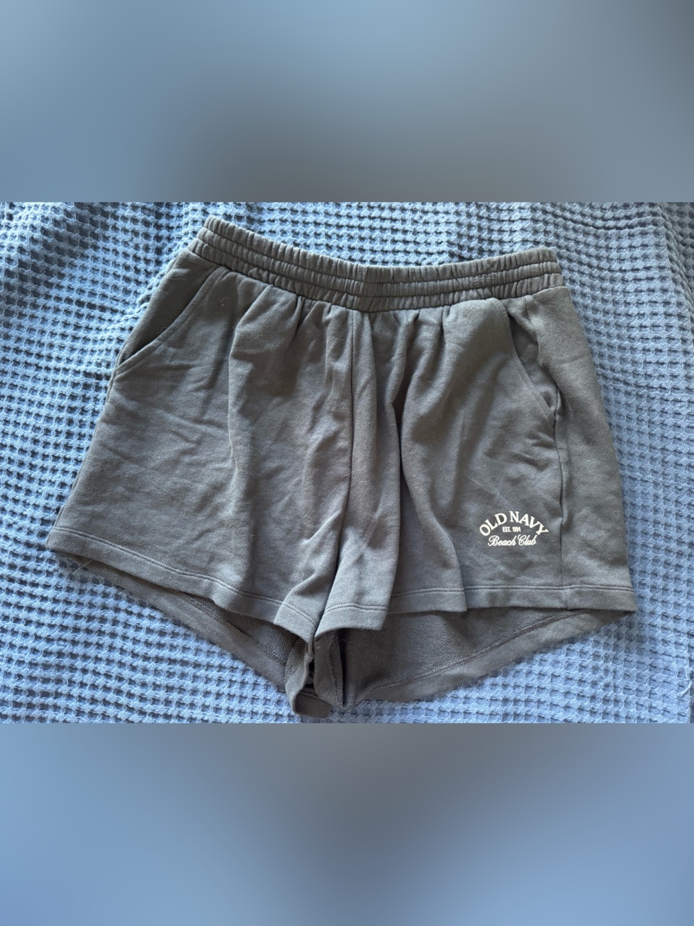 Old Navy Womens Charcoal Gray Elastic-Waist Shorts
